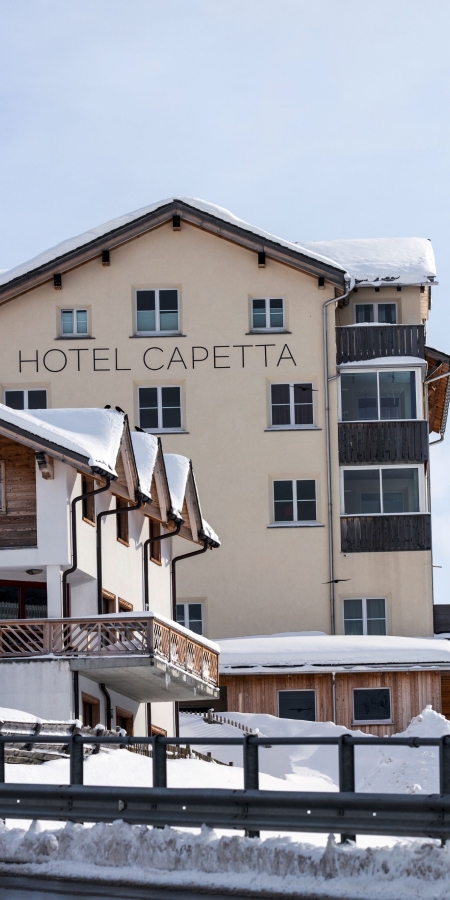 Hotel Capetta im Winter